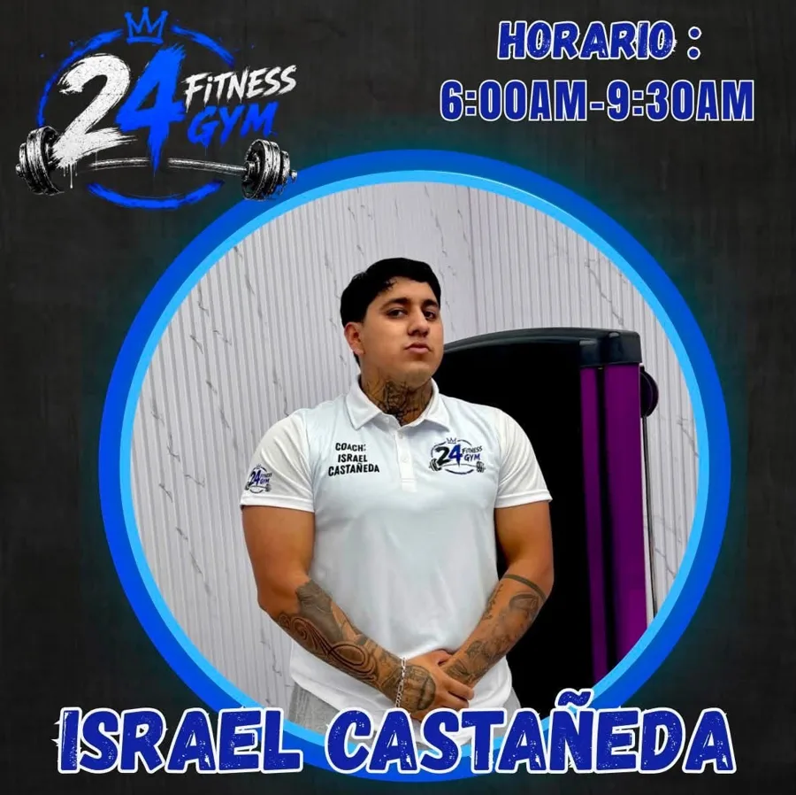 Entrenador Israel Castañeda